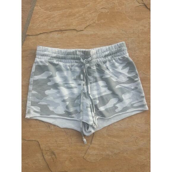 Z Supply Camo Knit Drawstring Lounge Shorts Size XS Women's - Picture 1 of 3